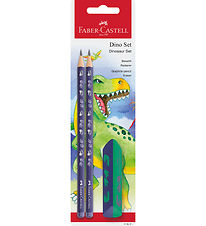Faber-Castell Pencil set - 3 Parts - Dinosaur