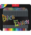 Faber-Castell Colouring Pencils - Triangular - Black Edition Tin
