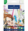 Faber-Castell Tússlitir - 24 Stk. - Goldfaber teikning