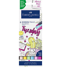 Faber-Castell Markers - 6 pcs - Goldfaber Sketch - Kawaii