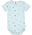 Müsli Bodysuit s/s - Breeze - Night Blue/Cashmere