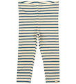 Petit Piao Leggings - Total - Blue Mirage/Off White