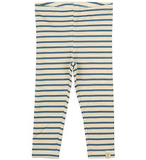 Petit Piao Leggingsit - Yhteensä - Blue Mirage/Off White