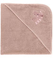 Nørgaard Madsens Babyhandtuch - 75x75 cm - Mauve m. Einhorn
