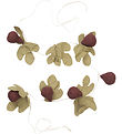 Ferm Living The fig Garland - 220 cm - Mauve/Green