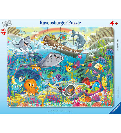 Ravensburger Púsluspil - 48 Kubbar - Ocean Friends