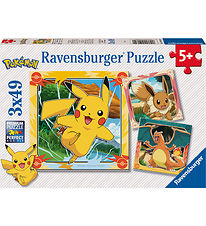 Ravensburger Jigsaw Puzzle - 3x49 Bricks - Pokémon