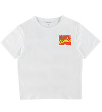 Name It T-Shirt - NkmAdriel - Bright White m. Print