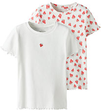 Name It T-Shirt - 2-pack - NmfVemma - Bright White/Bright White