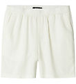 LMTD Shorts - Viscose/Linen - Noos - NlnFinen - White Alyssum