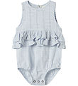 Lil' Atelier Summer Romper - NbfHazelle - Zen Blue