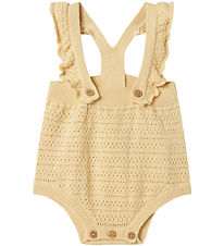 Lil' Atelier Bloomers w. Suspenders - NbfHope - Knitted - Sea Mi