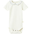 Lil' Atelier T-shirt - NbfFundo - Coconut Milk/Zen Blue