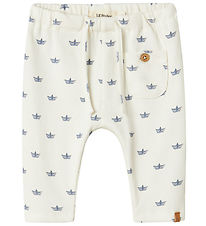 Lil Atelier Broek - NbmLavo - Coconut Melkpapieren bootje