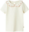 Lil' Atelier T-shirt - NmfFundo - Coconut Milk/Misty Rose
