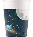 Decorata Party Cardboard cup - 8-Pack - 200 mL - Rocket Space