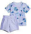 adidas Performance Shorts Set - Stitch - I DY LS T - VIOTON/MULT