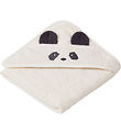 Liewood Baby towel - 70x70 cm - Albert - Panda Cream They
