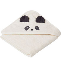 Liewood Baby towel - 70x70 cm - Albert - Panda Cream They