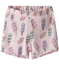 Name It Shorts - Rib - NmfVemma - Ballerina/IJs