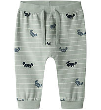 Name It Broek - NbmVroels - Aqua Grijs/Krabben