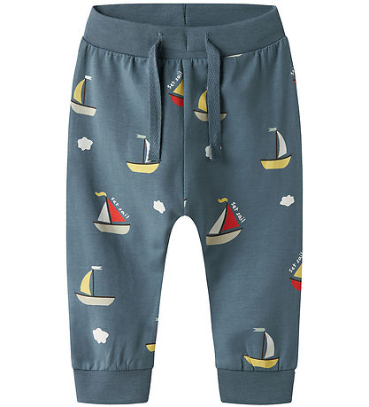 Name It Trousers - NbmVroels - Blue Mirage/Boats