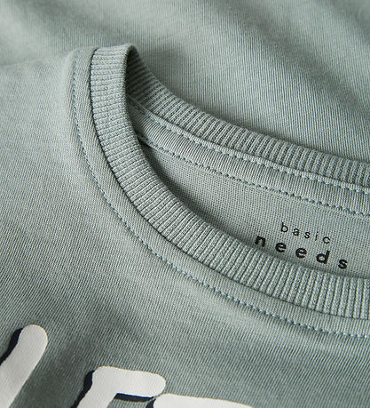 Name It Shorts Set - Shorts/T-Shirt - NmmVigor - Slate Grijs