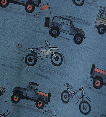 Name It T-shirt - NmmHelsa - Blue Mirage m. Tryck