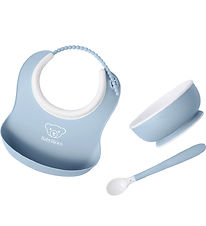 BabyBjörn Dinner Set - 3 Parts - Pastel Blue