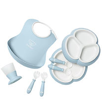 BabyBjörn Dinner Set - 8 Parts - Pastel Blue