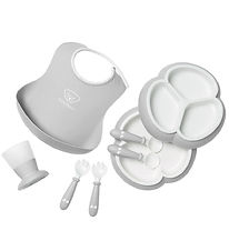 BabyBjörn Dinner Set - 8 Parts - Grey