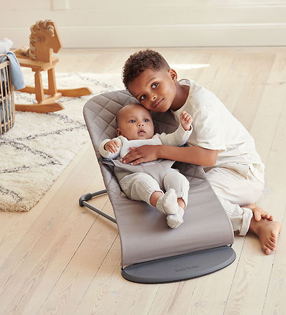 BabyBjörn Liegesessel - Bliss - Classic+ gesteppt - Sandgrau
