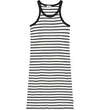 Mads Nørgaard Dress - Rib - Carna - Vanilla Ice/Black