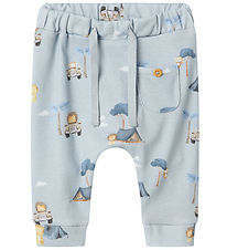 Name It Broek - NbmHelp - Pearl Blue m. Print