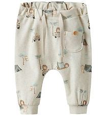 Name It Broek - NbmHelp - Peyote Melange m. Print