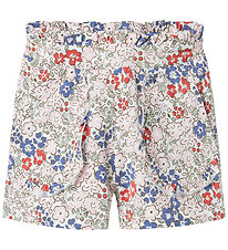 Name It Shorts - Modaal - NmfHaile - Bright White m. Bloemen