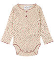 The New Pointelle Bodysuit l/s - TnsbOdette - AOP - White Swan