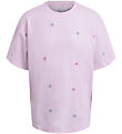 Hound T-shirt - Light Pink w. Flowers