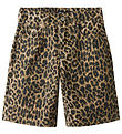 LMTD Shorts - NlfLeo - Sølv Mink/Leopard