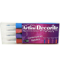 Artline Tuschpennor - Dekorationsborste - 4 st. - Contemporary M