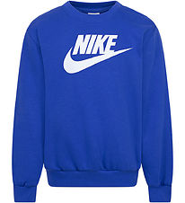 Nike Sweatshirt - Game Royal w. Logo