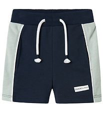 Name It Shorts - NmmHannibal - Aqua Grijs