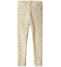 Name It Leggings - Rib - NmfHoise - Zon Kiss m. Bloemen