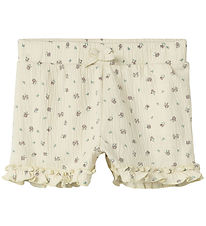 Name It Shorts - NmfJannis - Gebleekt zand m. Bloemen