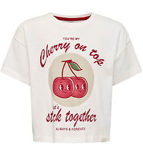 Kids Only T-shirt - KogCharlotte Life - Cloud Dansare/Happy