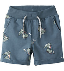 Name It Sweatshorts - NmmVermo - Blue Mirage/Dino Surf