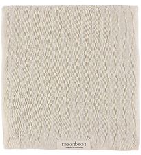 Moonboon Blanket - Knitted - 100x80 cm - Nature