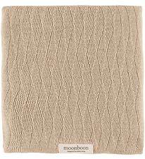 Moonboon Blanket - Knitted - 100x80 cm - Rose Dloud