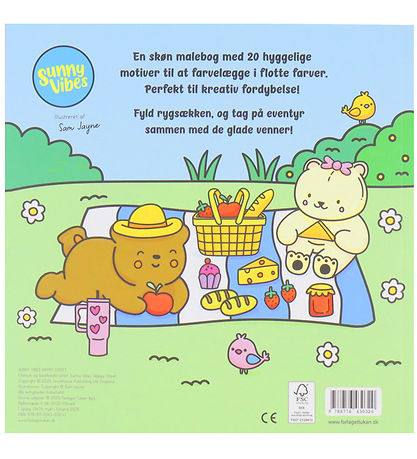 Forlaget Tukan Värityskirja - Cozy Time - Sunny Vibes: Happy Kat
