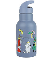 Rätt Start Thermo Bottle - Mumi - Stainless Steel - 340 mL - Blu